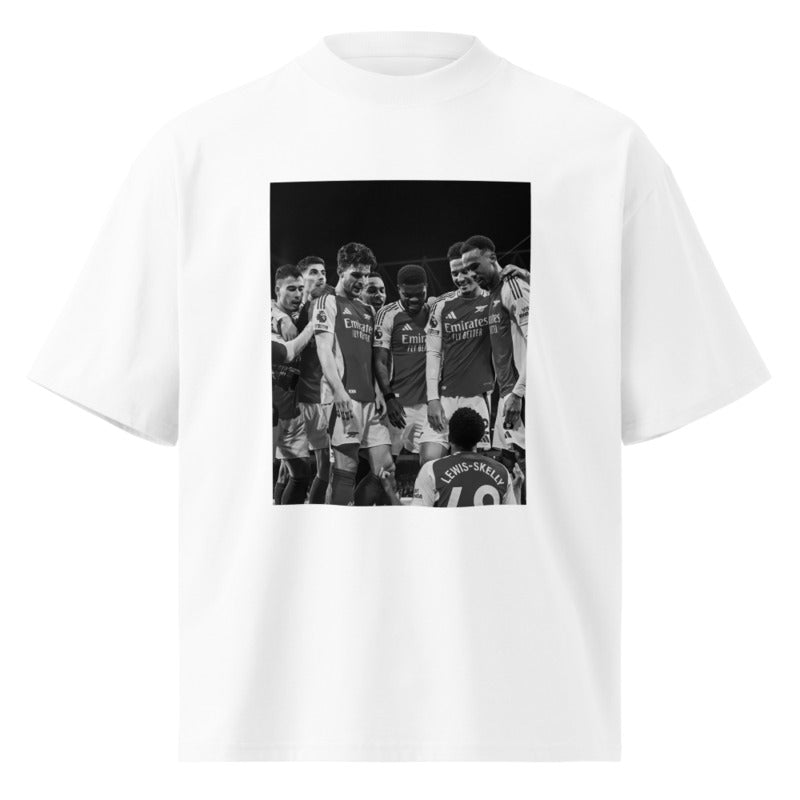 Forty-Nine Huddle Mono Tee - White