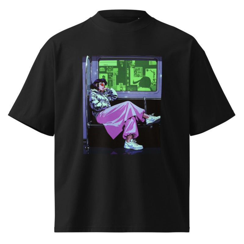 Late Train Tee - Black