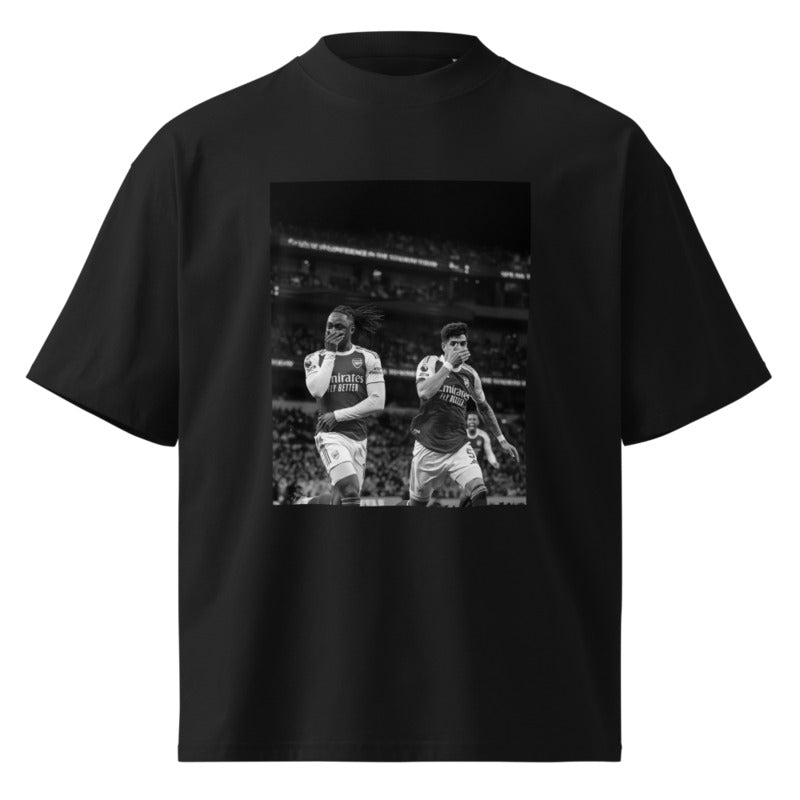 Hand Over Mouth Mono Tee - Black