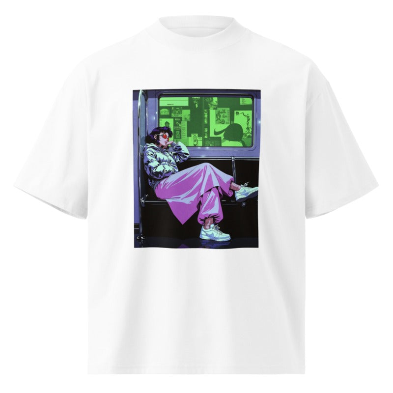 Late Train Tee - White