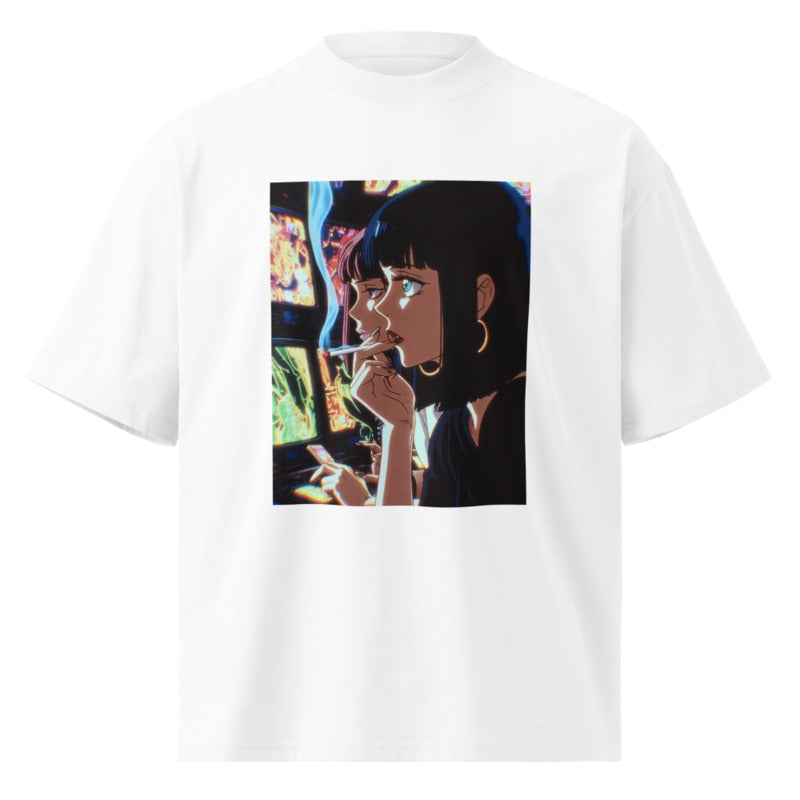 Arcade Smoke Tee - White