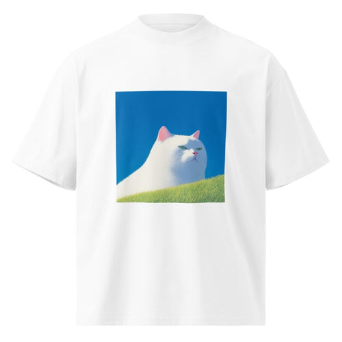 Field Cat Tee - White